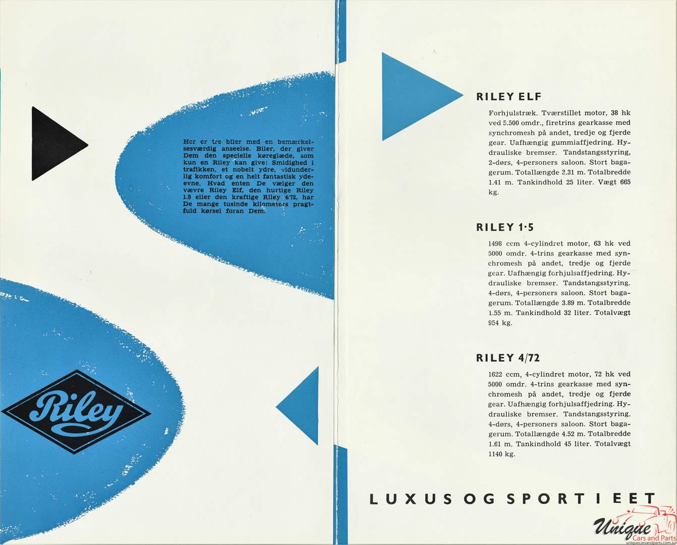 1961 Riley Brochure Page 6
